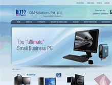 Tablet Screenshot of idmindia.com